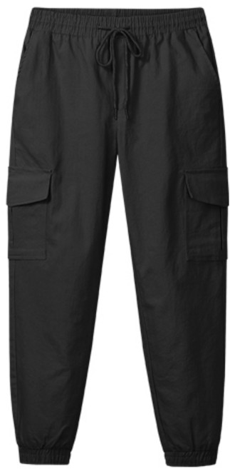 레이먼 남성용 게프 스판 밴딩 카고 조거팬츠