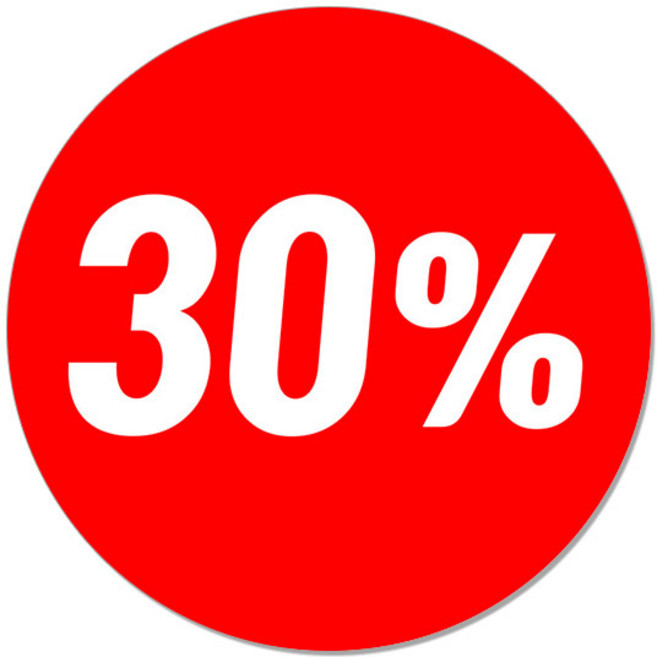 꼬모네임 원형 스티커 30% 35mm, 혼합색상, 2000개