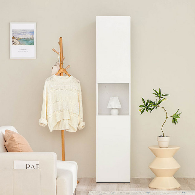 퍼리든 엔클라 하이 시스템 수납장 방문설치, 화이트