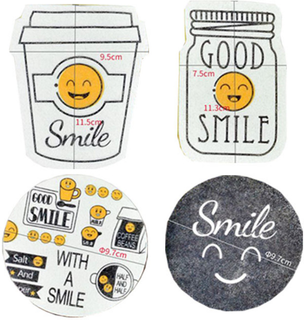 구디푸디 모두리빙 스마일 튼튼 수세미 4p, 1개입, 1세트