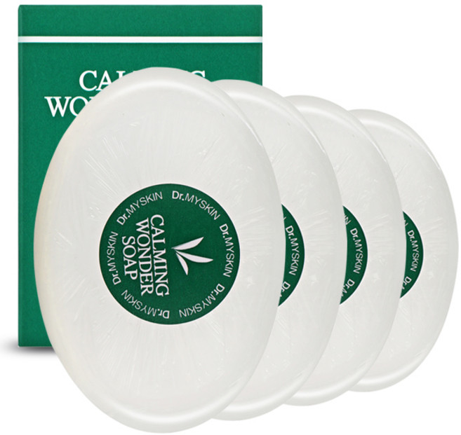 닥터마이스킨 카밍 원더 비누, 100g, 4개