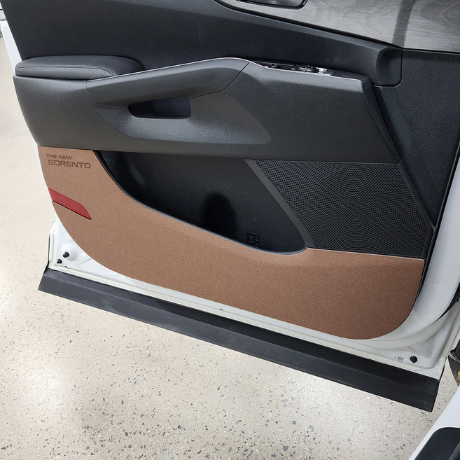 다오토 도어 기스방지 커버, 딥브라운, 더뉴 쏘렌토 MQ4 / 페이스리프트 23년형 8월~