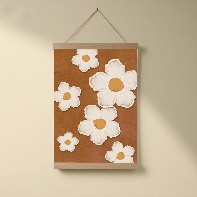 바이데 트렌디한 디자인의 두꺼비집 배전함 가리개 그림 행잉 포스터, 플라워타입 C