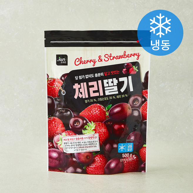 호재준 체리 딸기 (냉동), 1개, 500g