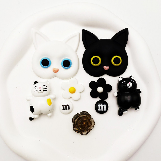 IT'S GOOD 10 Neko 貓咪洞洞鞋鞋扣 室內拖鞋鞋飾 9件組