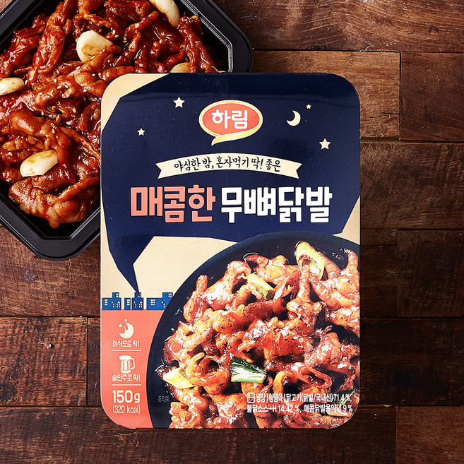 하림 매콤한 무뼈닭발, 150g, 1개