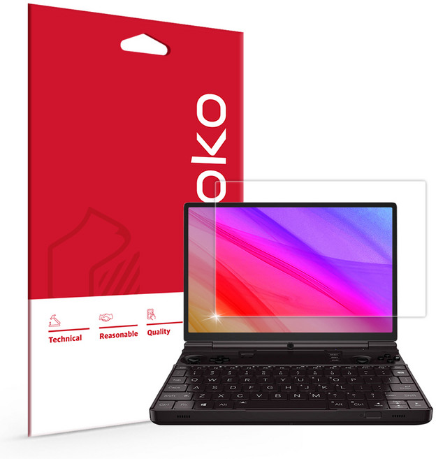 스코코 GPD WIN MAX2 초고화질 트루컬러 AR 액정보호필름 세트, 단품, 1세트