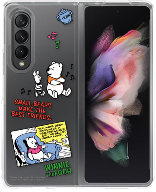 곰돌이푸 디즈니 클리어 하드 휴대폰 케이스