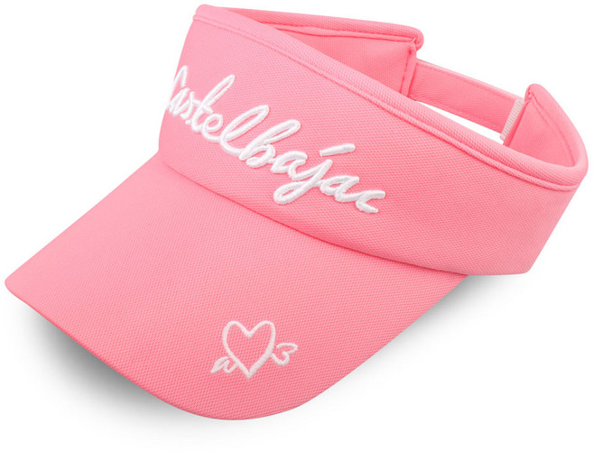 까스텔바작 여성용 골프 바이저 썬 캡 CSW-38, 핑크, 1개