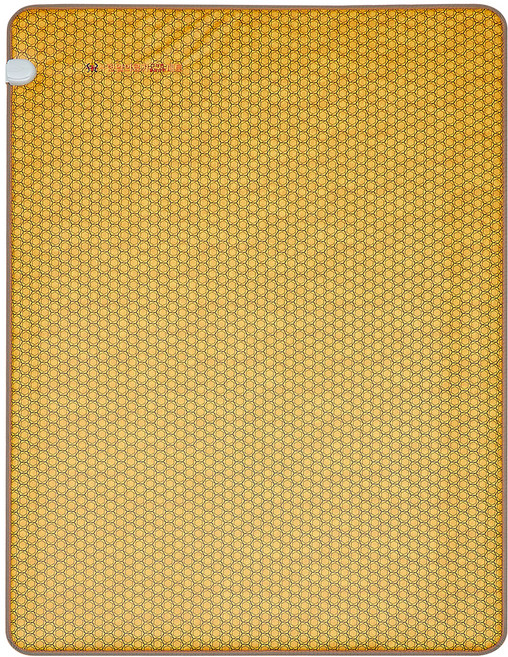 한일의료기 그래핀 고급형 방수원단 헥사이클 디지털 전기매트 옐로우, 퀸사이즈더블(150 x 200 cm)