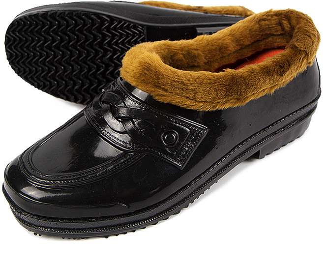 키엘노엘 라임 방한 털고무신