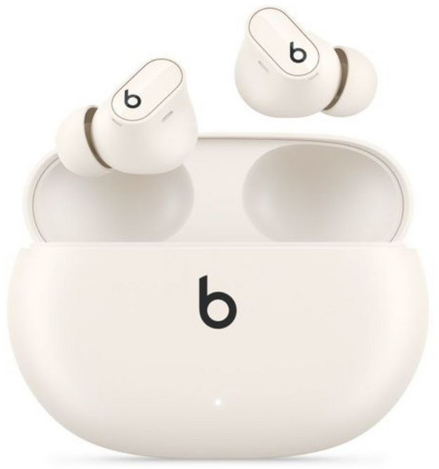 Apple 정품 Beats 스튜디오 버즈 +, 아이보리