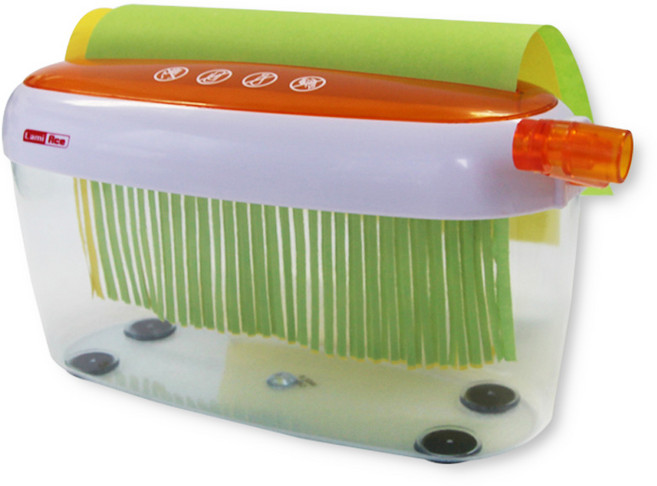 라미에이스 수동 문서 세단기, JL021NOR, 오렌지