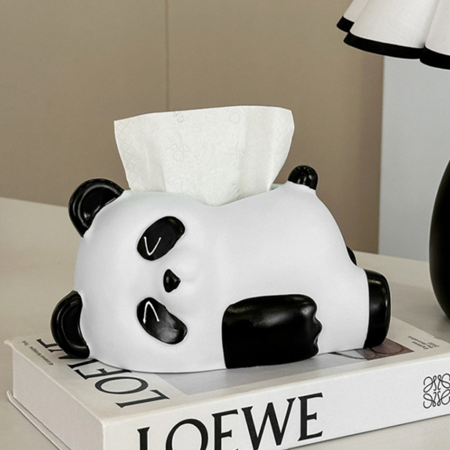 미르노아 귀여운 판다 오브제 PVC 티슈케이스 MMM3449, B판다