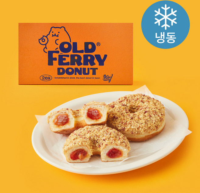 올드페리도넛 PB & J 도넛 (냉동), 210g, 1개, 2개입