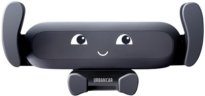 어반카 차량용 미니미 스마트폰 거치대, 블랙, 1개