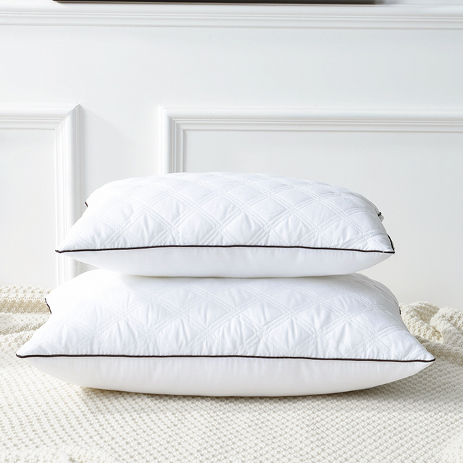 레인보우입체퀼팅구름베개, 타임화이트, 2개