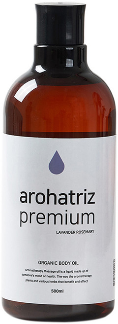 AROHATRiZ 頂級按摩精油 Lavander Rosemary, 500ml, 1瓶