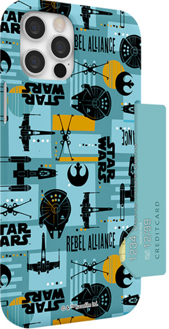 아이컬러즈 스타워즈 드로잉 슬림카드 휴대폰 케이스