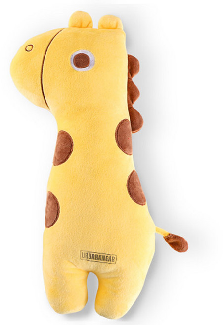 어반카 차량용 인형 안전벨트 쿠션, 기린, 1개