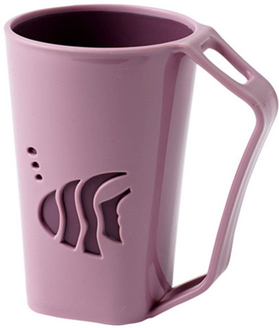 놀자리빙 피쉬 거꾸로 양치컵, 진핑크, 1개