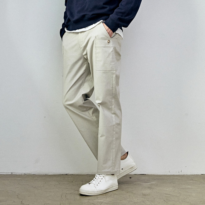 커스텀어스 남성용 아웃포켓 스트레이트핏 E-BAND 팬츠 CXS24SWPT206
