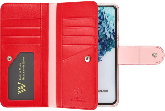 더블유케이스 아델라에디션 다이어리 지갑 휴대폰 케이스