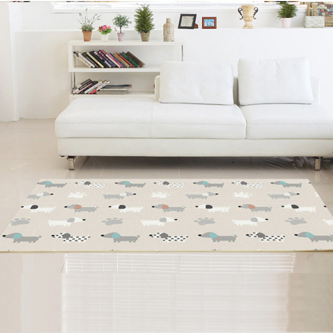 리빙코디 아동용 다용도 발코니 놀이방매트, 비글