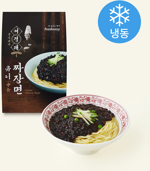 중식대가 여경래 유니 짜장면 2인분 (냉동), 1.01kg, 1개
