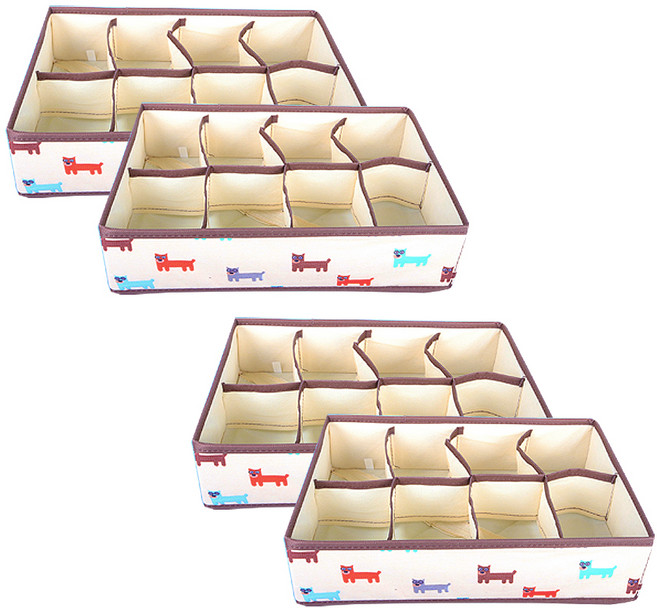 마이닝 미니독 속옷 정리함 8칸, 1개
