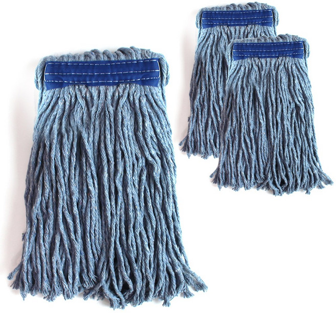 월드크린 고급청사 마포걸레 450g, 3개