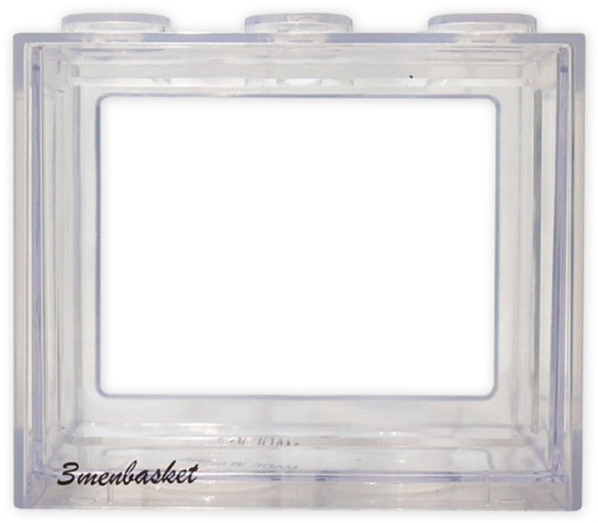 세남자바스켓 DIY 레고 블럭 어항, 투명색, 1개