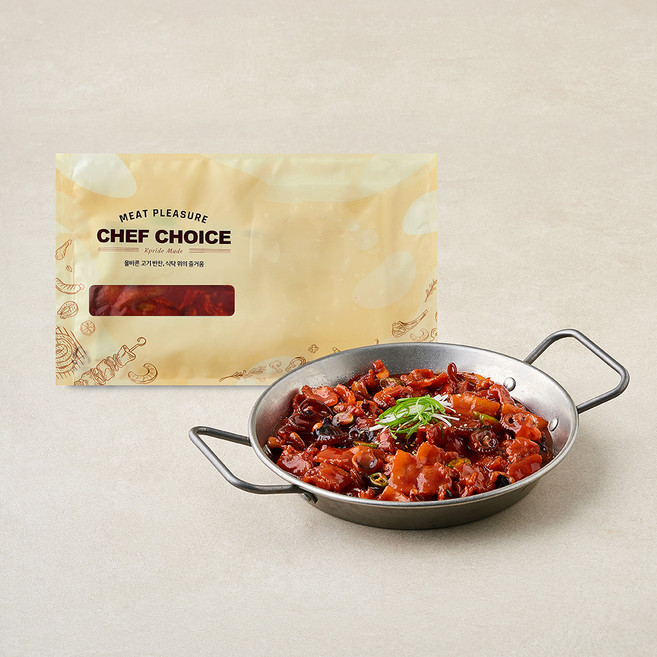 셰프초이스 쭈꾸미 삼겹살, 1개, 700g