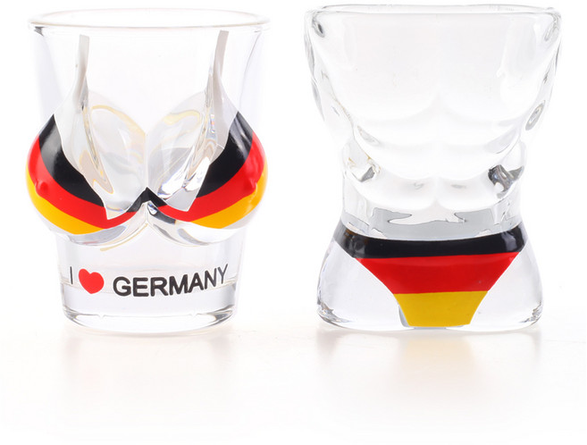 메오 남성용 + 여성용 비키니 소주잔 2종 세트, 독일, 1세트