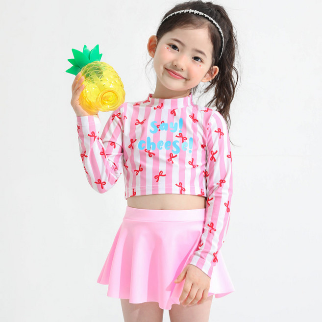 로로샤 여아용 세나래쉬가드 상하의 세트