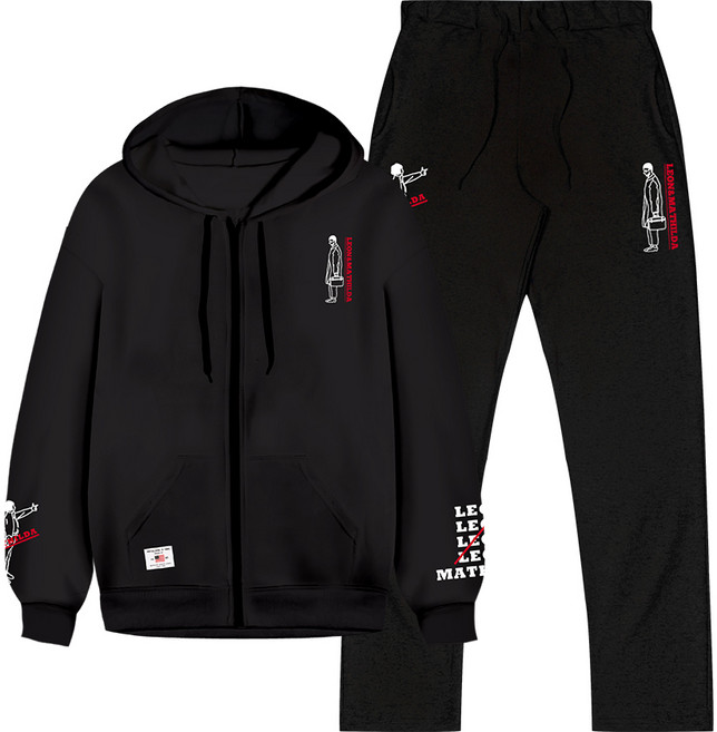 YTCLOSET 等待的男人 特殊雙面刷毛連帽拉鍊外套組