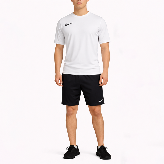 NIKE 耐吉 男款 Swoosh 短袖 T 恤 + 運動短褲套裝