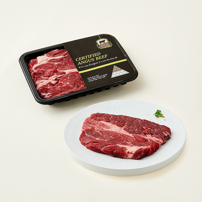 CAB 인증 미국산 앵거스 척아이롤 구이용 (냉장), 300g, 1개