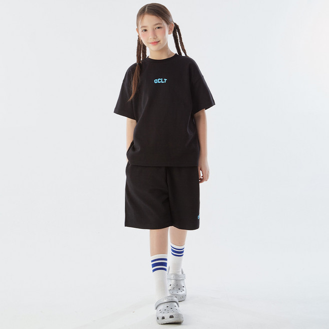 오실롯주니어 OCLT 반팔 티셔츠 셋업 상하의 세트