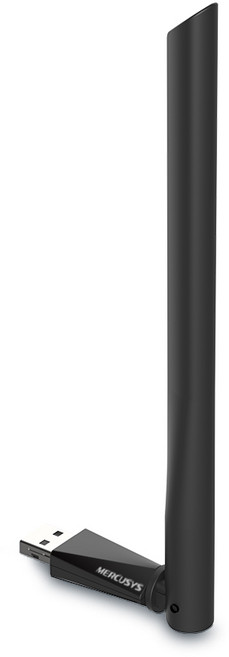 머큐시스 AC650 하이 게인 무선 듀얼 밴드 USB 랜카드 노트북용, MU6H, 1개