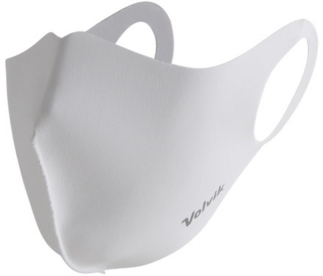 볼빅 아스킨 3D 입체 골프 마스크, 화이트, 1개