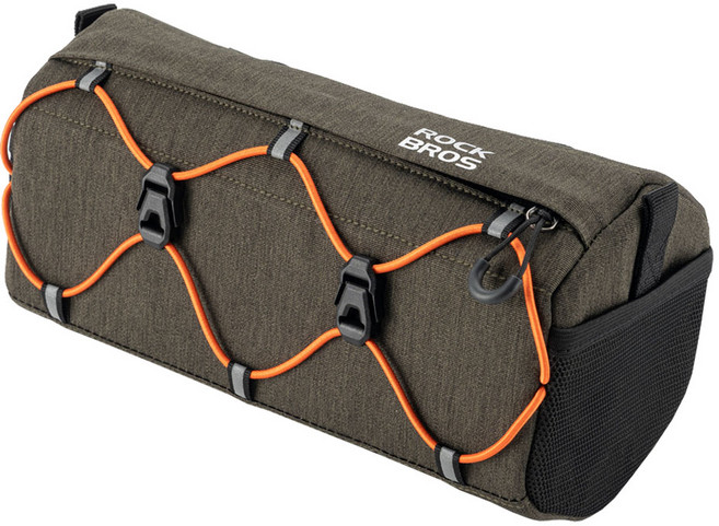 락브로스 자전거 핸들가방 W012, 모카, 1개