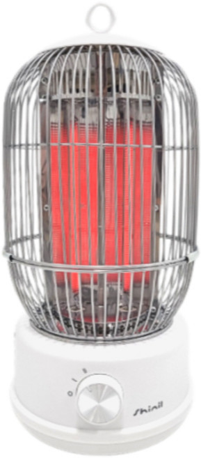 신일 원통형 카본 전기히터, SEH-D800KP, 혼합색상