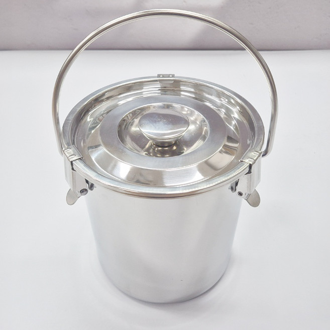 hillo 이지 304 스텐 진공밀폐 음식물 쓰레기통 3L, 실버, 1개