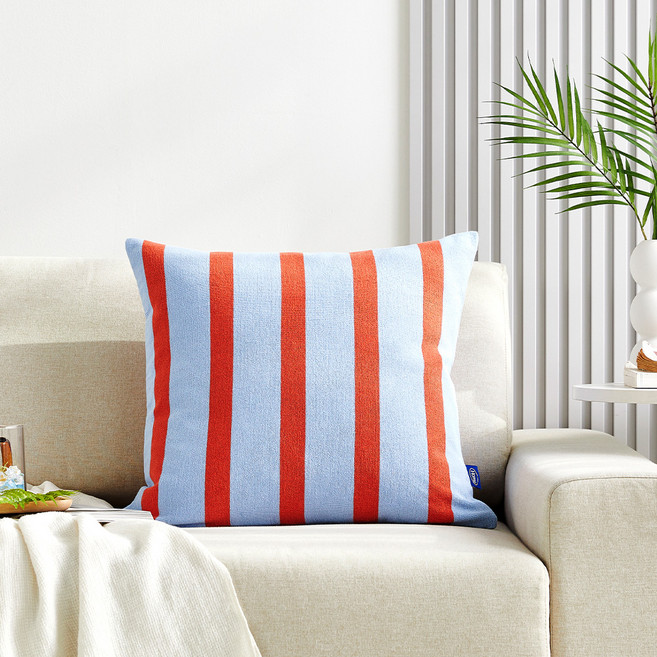 모던하우스 썸머 스트라이프 테리 쿠션커버