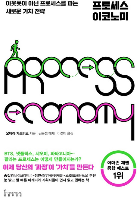 프로세스 이코노미:아웃풋이 아닌 프로세스를 파는 새로운 가치 전략, 오바라 가즈히로, 인플루엔셜