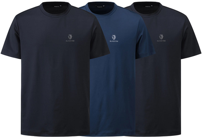 블랙야크 라운드 트리플 반팔티 3p 세트