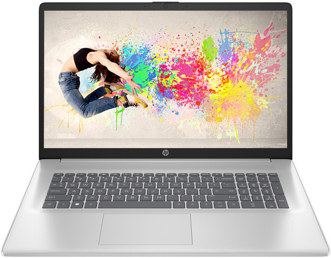 HP 2024 노트북 17 코어3 인텔 14세대, Natural Silver, 256GB, 8GB, Free DOS, 17-cn4013TU