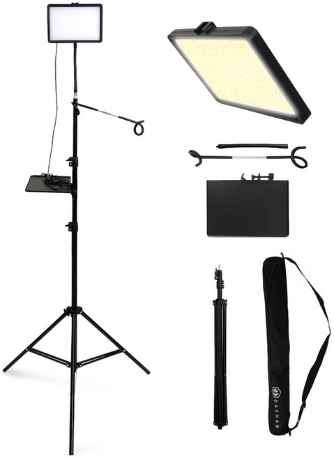 대한 멀티 감성 캠핑 차박 LED 조명 + 자바라 스탠드조명 세트, 단일상품(옐로우), 1세트