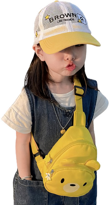 키즈트리 유아용 곰돌이 슬링 크로스백 BB-344